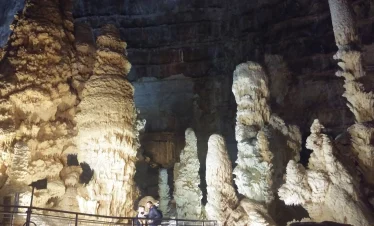 Unique Frasassi Caves, Italy.